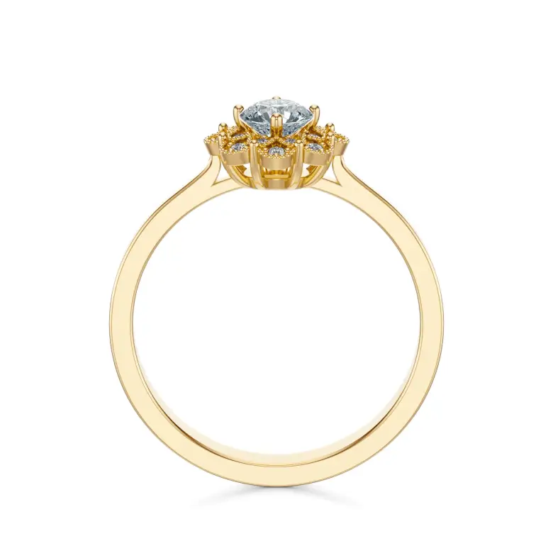 Pierścionek zaręczynowy z diamentami AJPZ_143